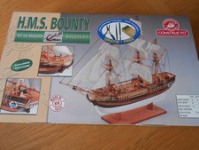 Fabulous Contructo Wooden Model Kit HMS Bounty complete with paints and tools.