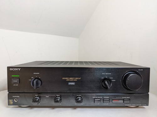 Sony f170 stereo integrated - sony,