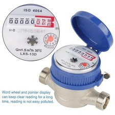 Smart Digital Water Meter Compact Design for Home Use Cold Water Measurement