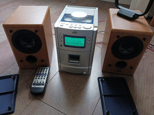 JVC UX-T150 Micro Component HiFi System Stereo & Remote/Aerial-tape Desk Not Wrk