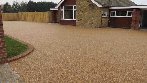 Resibond wet look driveway - resibond,