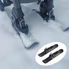 2x Snow Sledge Board Ski Plate Lightweight Bike Snowboard Accessories Skiing