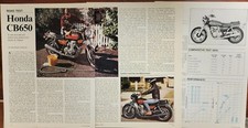 1979 Honda CB650 Motorcycle 5p