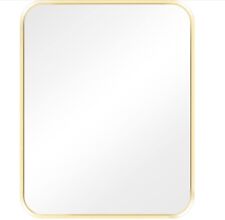 Framed Mirror Wall Mounted Vanity Makeup Bathroom Bedroom Glass 50x40cm