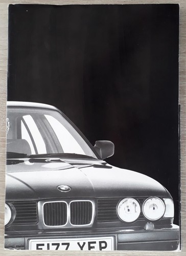 Bmw range brochure pack - range, 1991