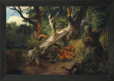 Swamp Scene with Figures in
