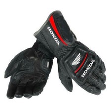 BLACK HONDA MOTORBIKE LEATHER