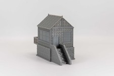 N Gauge Signal Box. Grey