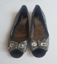 Miu Miu jewelled ballet pumps