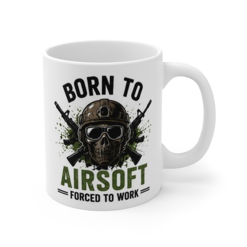 Personalised airsoft mug born - mug,
