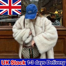 UK Women Faux Fur Thickened
