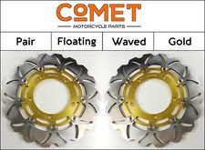 Suzuki GSF 1200 S Bandit 2006 [Pair of Front Comet WF-Series Gold Brake Discs]
