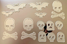 Halloween Cutting Dies Metal Embossing Die-Cuts Stencils. 16 Pieces