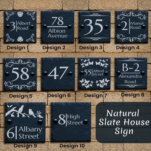 Natural slate house - slate,