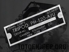 US ARMY SIGNAL CORP JEEP