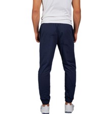 Mens Joggers Boohoo Man Medium RRP £30 Fitted Blue Lightweight Jog Pants Pockets