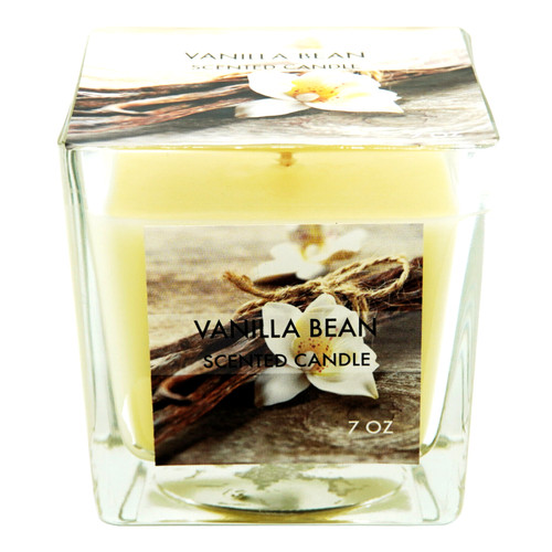 Scented candle vanilla - scented, bean