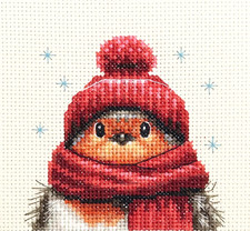 ROBIN in RED BOBBLE HAT, Bird