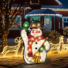 Christmas silhouette lights - christmas,