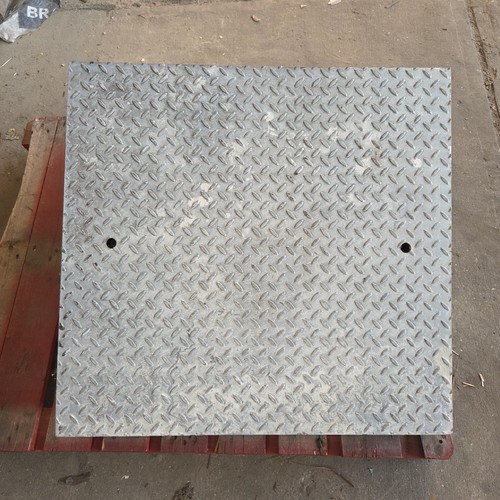 Galvanised chequer plate - galvanised,