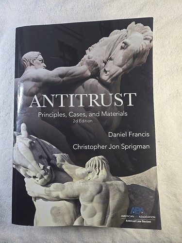 Antitrust principles cases - antitrust:,