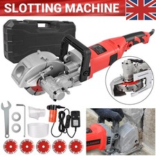 5" Electric Wall Chaser Slotting Machine 4000W Wall Groove Cutting Concrete Saw