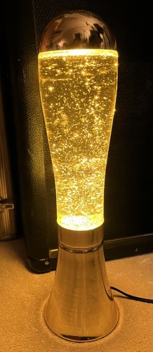Glitter lamp gold finish - lamp,