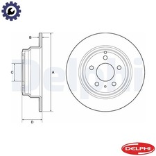 2x BRAKE DISC BG2842 FOR VOLVO