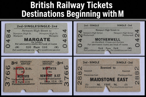 British railway ticket - british,