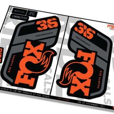 Fox 36 Performance 2021 Fork Decals - Orange - Licensed by Fox
