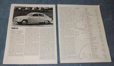 1967 Saab V4 Vintage New Car
