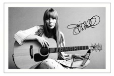 JONI MITCHELL Signed Autograph