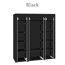 Large Canvas Fabric Wardrobe