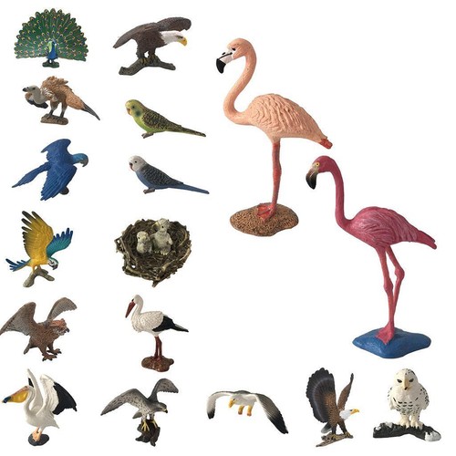 Different bird toy figurine - toy,