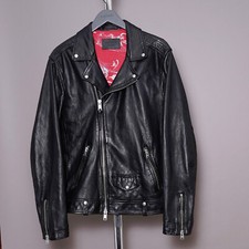 ALL SAINTS Leather Jacket Mens