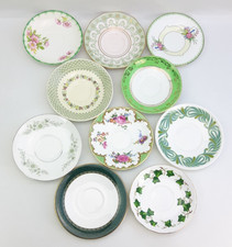 10x vintage tea - cup, saucers