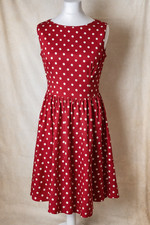 Lindy Bop Red Polka Dot Midi