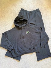 NWT PINK BY VICTORIA'S SECRET 2-PC IVY FLEECE CALIFORNIA HOODIE SWEATPANTS - XL