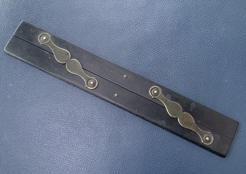 Antique ebony brass parallel - ebony,