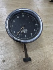 Smiths Antique Clockwork Car Clock 3”1/4 Diameter