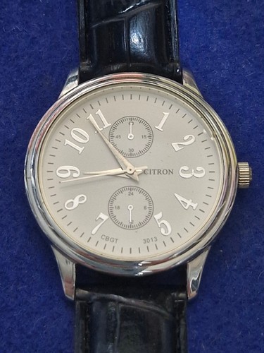 Citron quartz watch black - -,