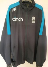Mens Cricket New Balance ECB England Travel Jacket L excellent