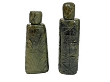 Antique Old Vintage Rare Stone Unique Shape Beautiful Perfume Bottle Collectible