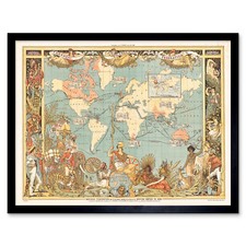 Crane 1886 Pictorial Map