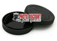 Rear lens body camera cap