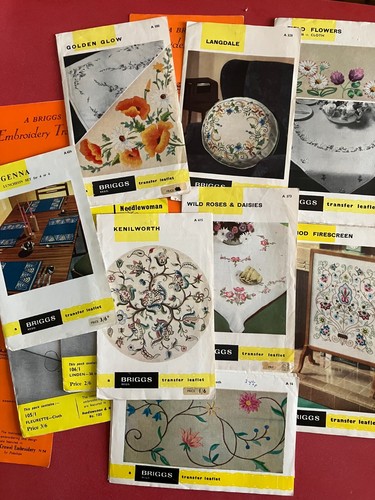 Briggs embroidery transfers - embroidery,
