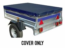 Erde 122 Flat Quality Blue Water proof Trailer Cover 1250 x 980mm W/Bungee Cord