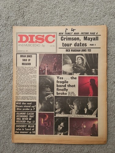 Disc and music - and, august