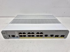 CISCO WS-C3560CX-12TC-S + RACK MOUNTS. 90 DAY WARRANTY. FREE UK SHIPPING