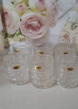 London 24% lead Crystal whisky set of 6 never used